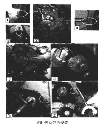 正时传动带的安装